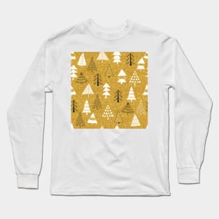 Christmas trees in the forest Long Sleeve T-Shirt